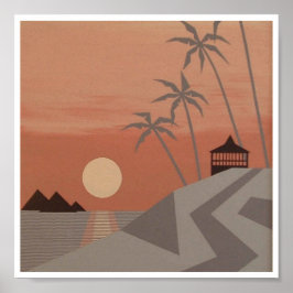 COOLANS TROPIKERNOR skrivs ut (8" x 8") Poster