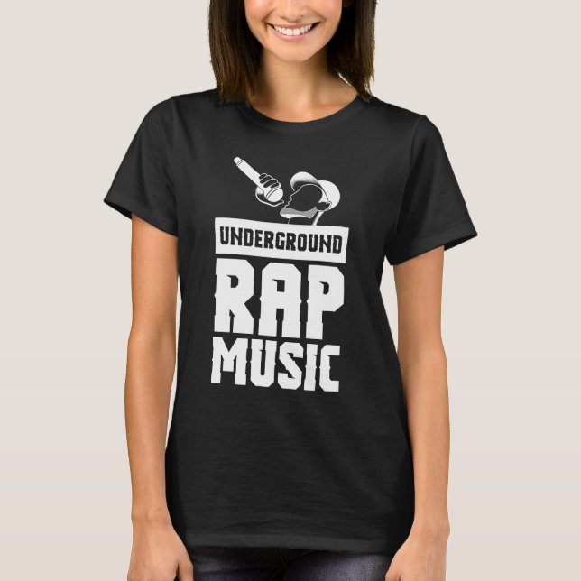 Coolans underjordiska Rap Music Rap T Shirt (Framsida)