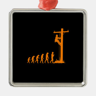 Coolans unika utveckling av Lineman Electrician Gi Julgransprydnad Metall