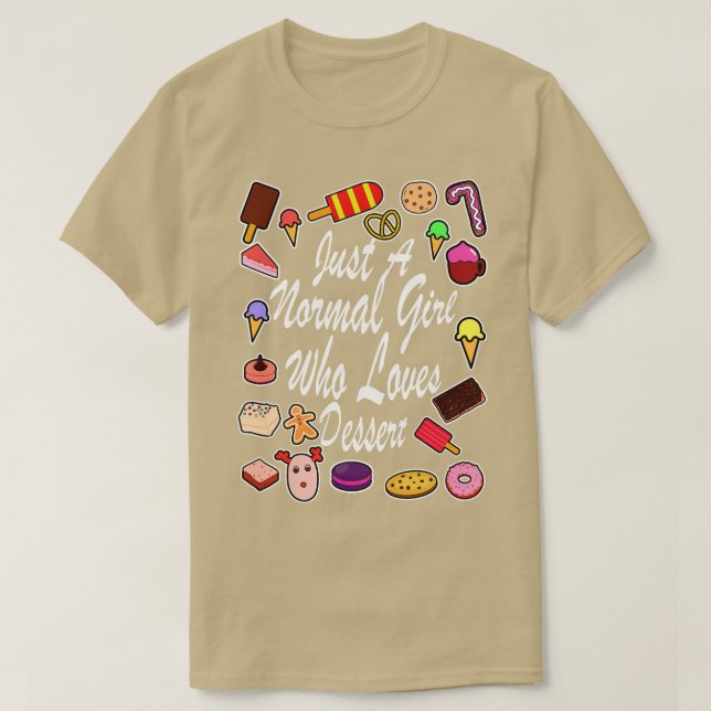 Coolans utformning är bara en vanlig flicka som Kä T Shirt (Design framsida)