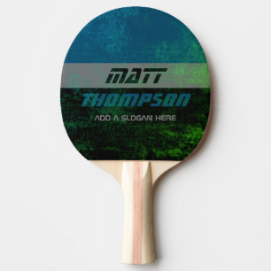 coolans utformning av en pingpongpaddel med namn pingisracket