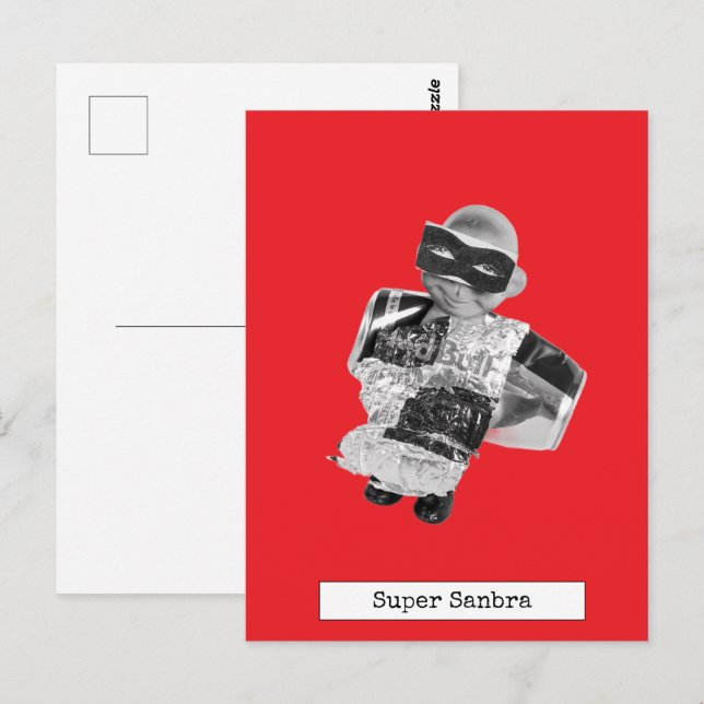 Coolans vykort för flygdocka (Fram/baksida)