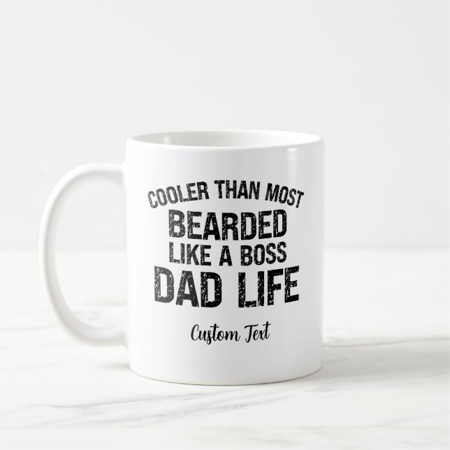 Coolare än de flesta Skäggig som en boss Pappas li Kaffemugg (Vänster)
