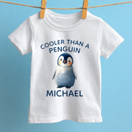 Coolare än en pingvin Söt arktisk djurdesign med n T Shirt