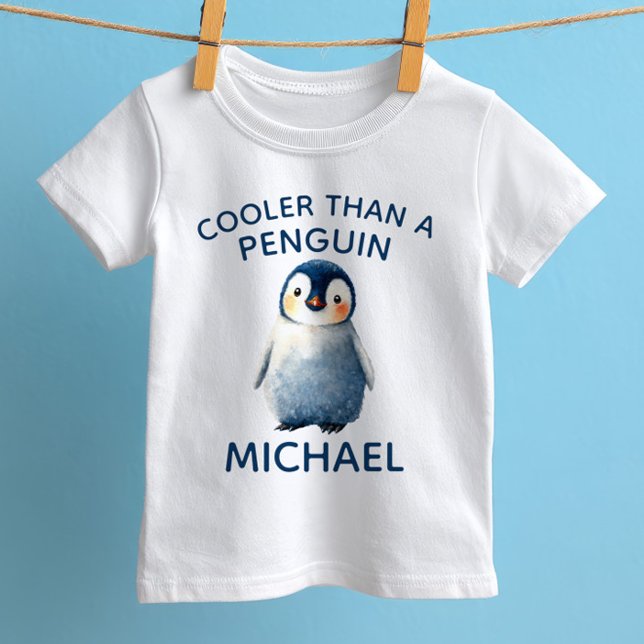 Coolare än en pingvin Söt arktisk djurdesign med n T Shirt (Skapare uppladdad)