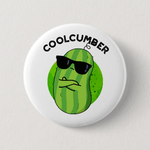Coolcumber Funny Veggie Cucumber Pun Knapp