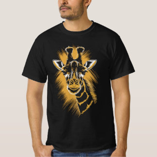Coole Giraffe im Skizzenstil T Shirt