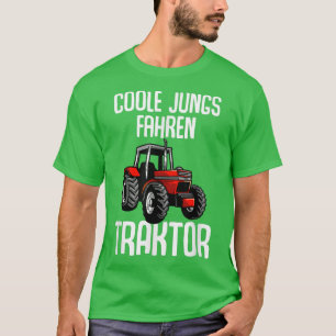 Coole Jungs fahren Traktor Landwirt Farmer Bauer F T Shirt