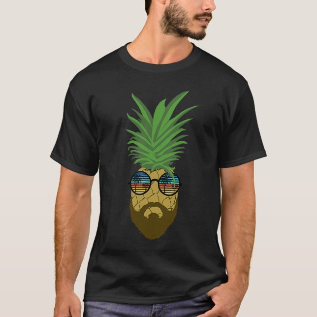 Coole Lustige Ananas Frucht Spaß Urlauber Tshirt T Shirt (Framsida)