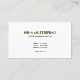 Coole Unternehmen Visitenkarten-Vorlage - Visitkort