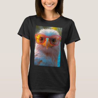 Cooler Adler mit Sonne T Shirt