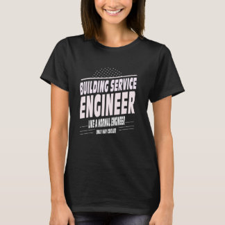 Cooler Byggnad Ingenjör T Shirt