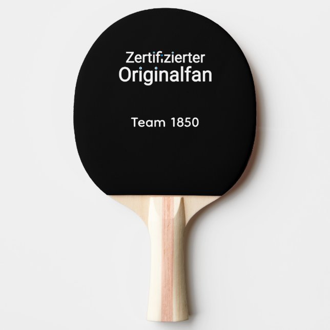 Cooler Fans Spruch lustig Pingisracket (Framsidan)