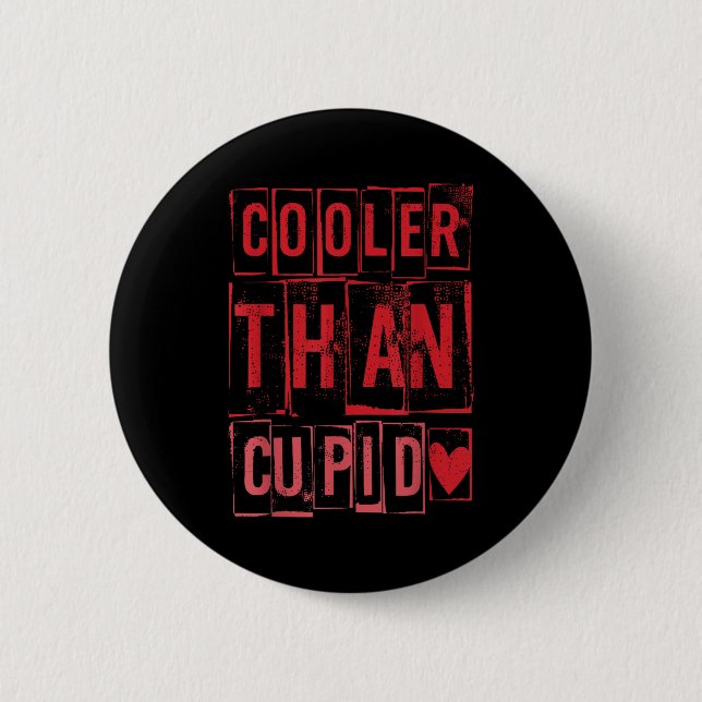 Cooler Than Cud Cute Valentine's Day Kids Boys Gir Knapp (Framsida)