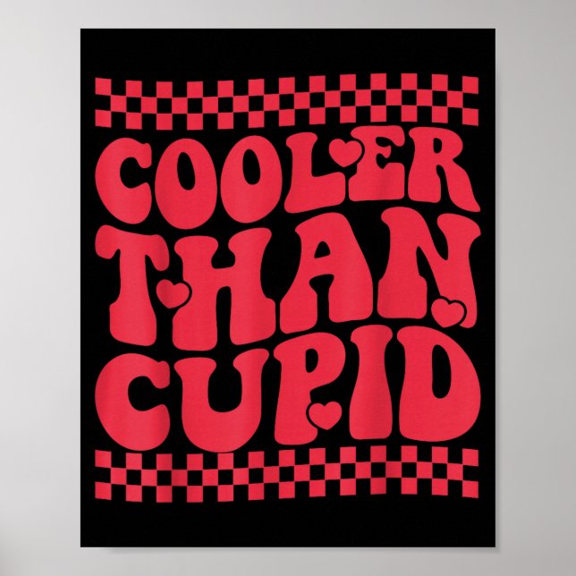 Cooler Than Cud Cute Valentine's Day Kids Boys Gir Poster (Framsidan)
