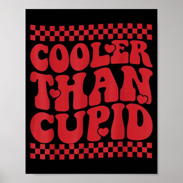 Cooler Than Cud Cute Valentine's Day Kids Boys Gir Poster (Framsidan)