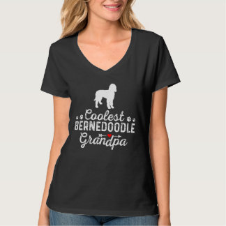Coolest BERNEDOODLE Grandpa Rolig hund Grandpa Pet T Shirt