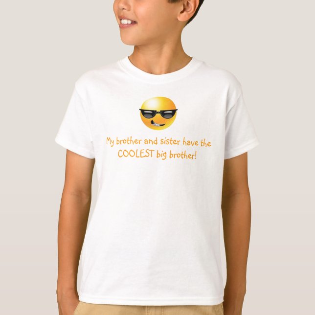 Coolest Big Brother T-shirt (Framsida)