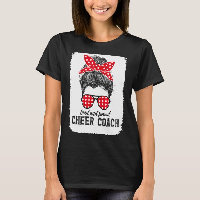 Coolest Cheer Coach Assistant Cheering Tränar Li T Shirt (Framsida)