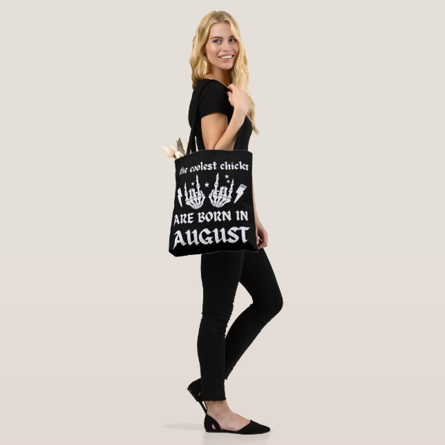 COOLEST-CHICKARNA ÄR FÖDDA I AUGUSTI-födelsedagen Tygkasse (På modell)