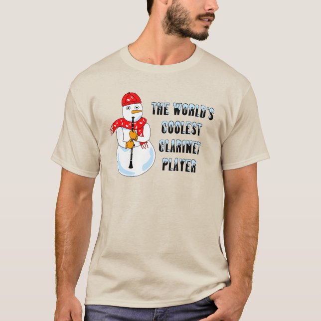 Coolest Clarinet T Shirt (Framsida)