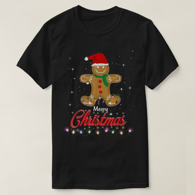 Coolest Cookie in the Christmas Batch T Shirt (Design framsida)