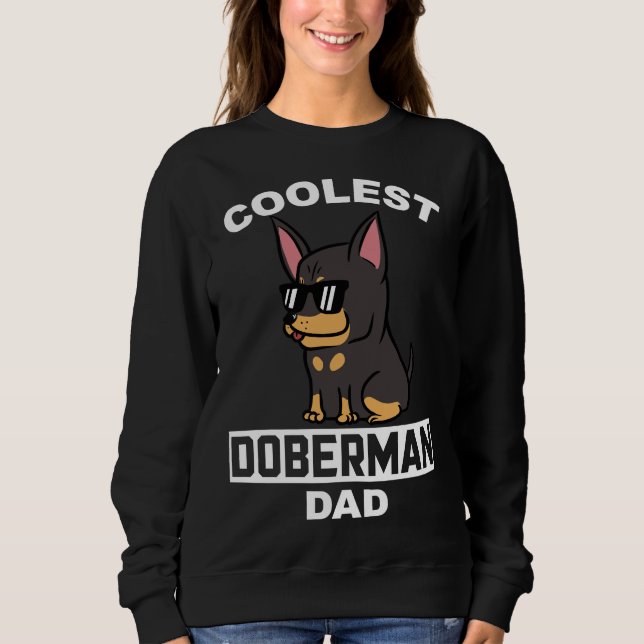 Coolest Doberman Pappa T Shirt (Framsida)
