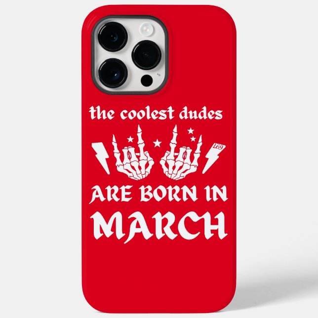 COOLEST DUDES ÄR FÖDD PÅ MARS-födelsedag (Baksida)