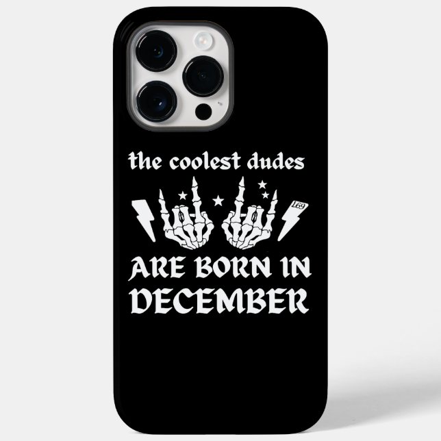 COOLEST DUDES ÄR FÖDDA I DECEMBER-födelsedag (Baksida)