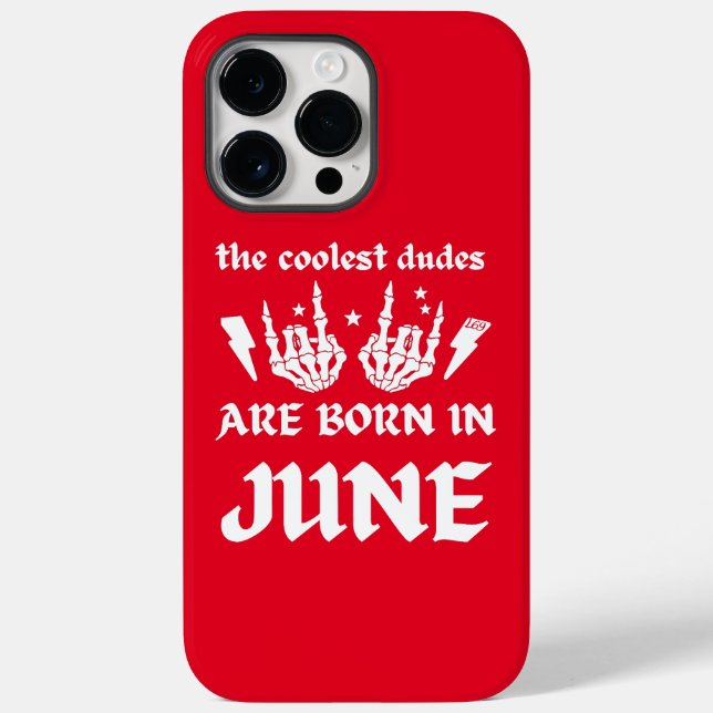 COOLEST DUDES ÄR FÖDDA I JUNE-födelsedag (Baksida)