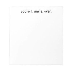 Coolest farbror Aldrig-Anteckningsblocket Anteckningsblock