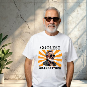 Coolest Grandfather Funny Retro Coola Sunglasses T Shirt