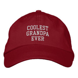 'Coolest Grandpa Ever' Golf Course Gift  Broderad Keps