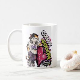 Coolest Grandpa Hip Hop Calico Grandparents Day Kaffemugg