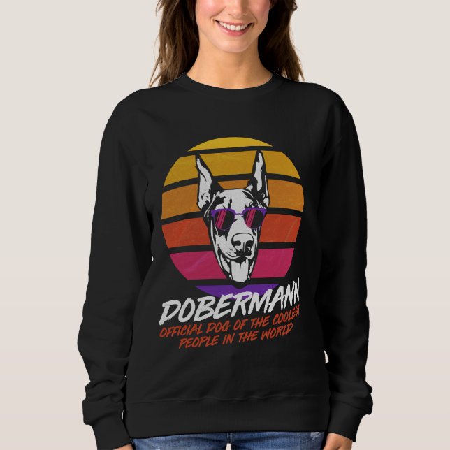 Coolest Hund Dobermann T Shirt (Framsida)