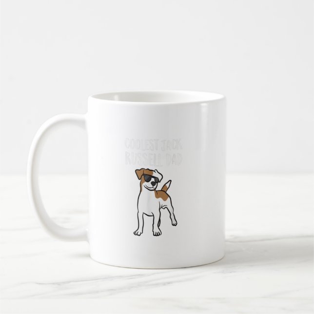 Coolest Jack Russel Pappa Kaffemugg (Vänster)