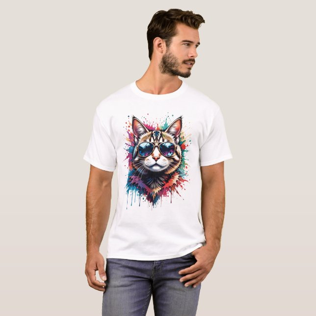 Coolest KittyKat in Town T Shirt (Hel framsida)