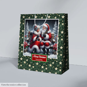 Coolest Mrs Claus Classic Red jul Gift Bag