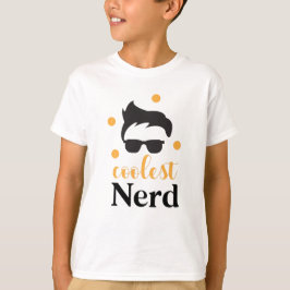Coolest Nerd Funny School Student Citat T Shirt