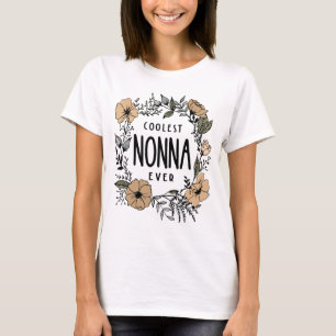 Coolest Nonna nånsin Mormor Gift T Shirt