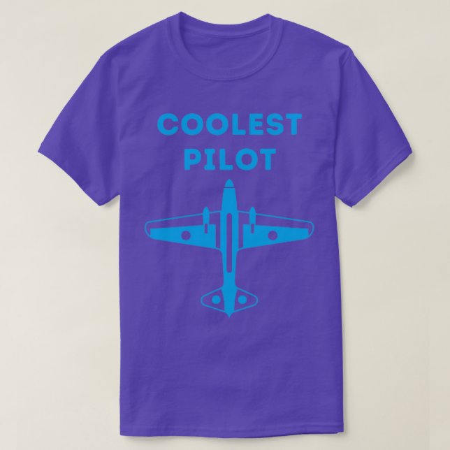Coolest Pilot T Shirt (Design framsida)