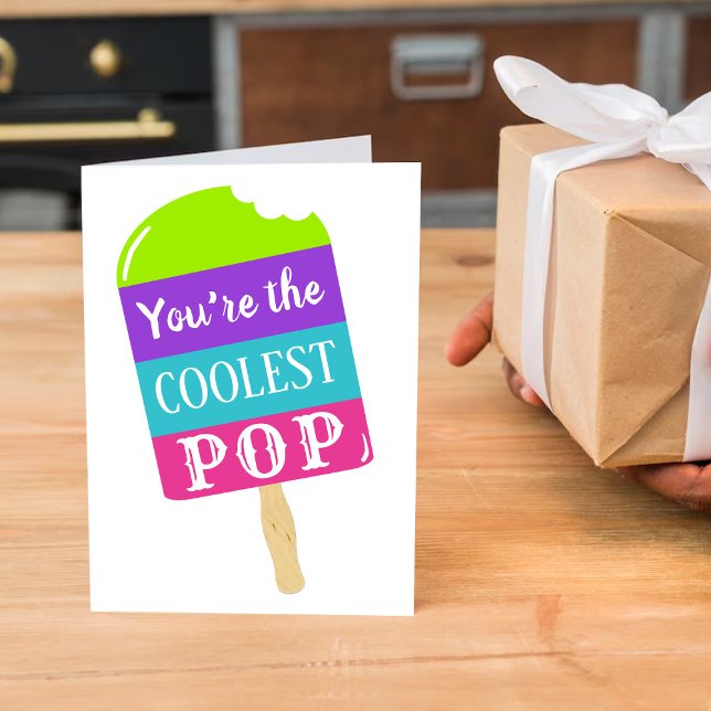 Coolest Pop Fars dag Kort (Skapare uppladdad)