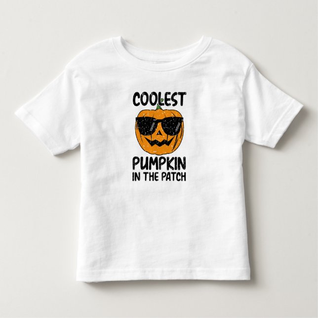 Coolest Pumpkin in the patch, Halloween T Shirt (Framsida)