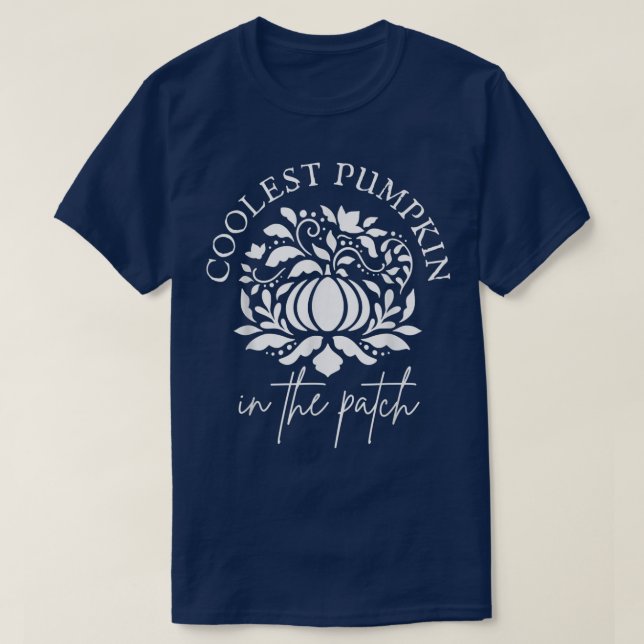 Coolest Pumpkin In The Patch Trick or Treat Hallow T Shirt (Design framsida)