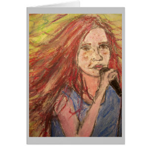 Coolest Rocker Girl Hälsningskort