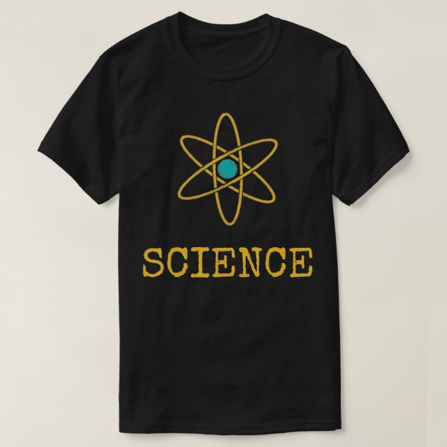 Coolest Science Atom T Shirt (Design framsida)