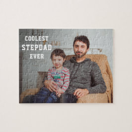 Coolest Stepdad Personlig Photo Pappa Pussel