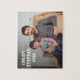Coolest Stepdad Personlig Photo Pappa Pussel