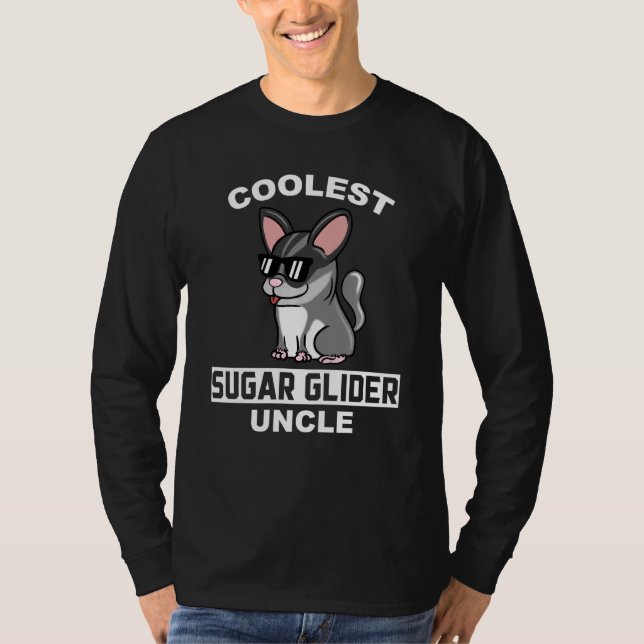 Coolest Sugar Glider onkel Funny Pet T Shirt (Framsida)
