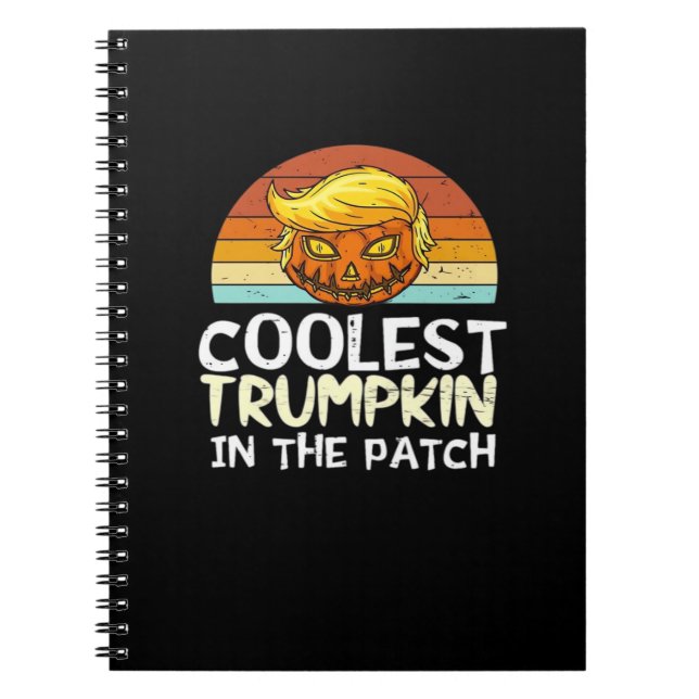 Coolest Trumpkin Patch Anteckningsbok (Framsidan)